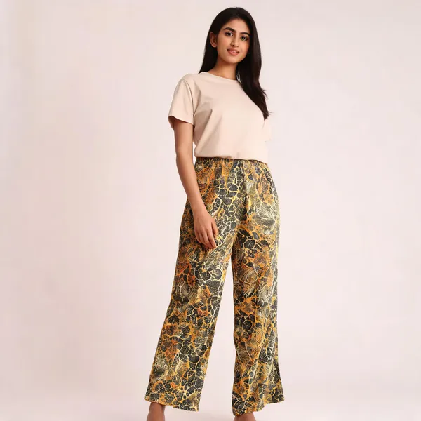 Yellow_Rayon_Flared_Animal_Print_Palazzo_Pant_For_Women