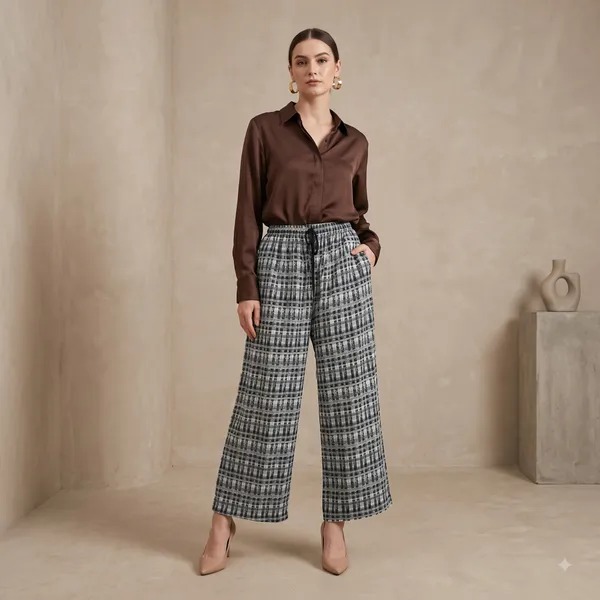 Grey_Plaid_Wide_Leg_Trousers_for_Women