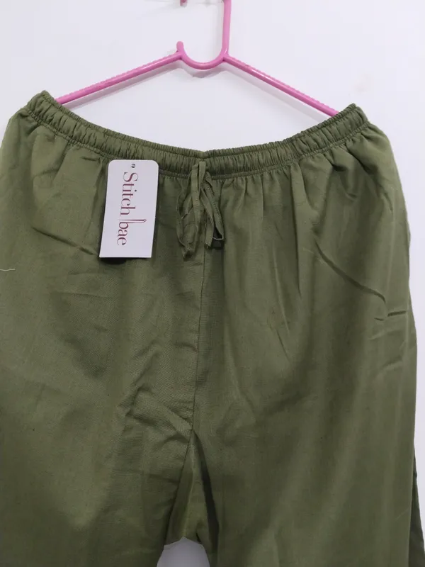 Olive_Green_Wide_Leg_Pants_for_Women