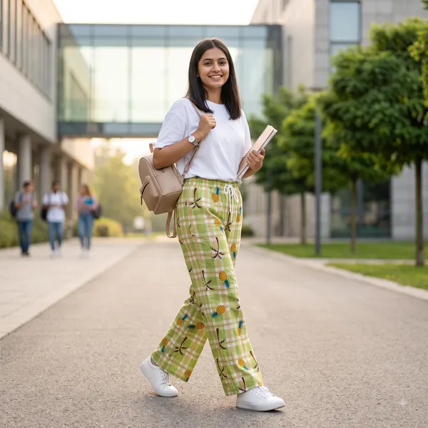 Green_Rayon_Flared_Pineapple_Print_Palazzo_Pant_For_Women