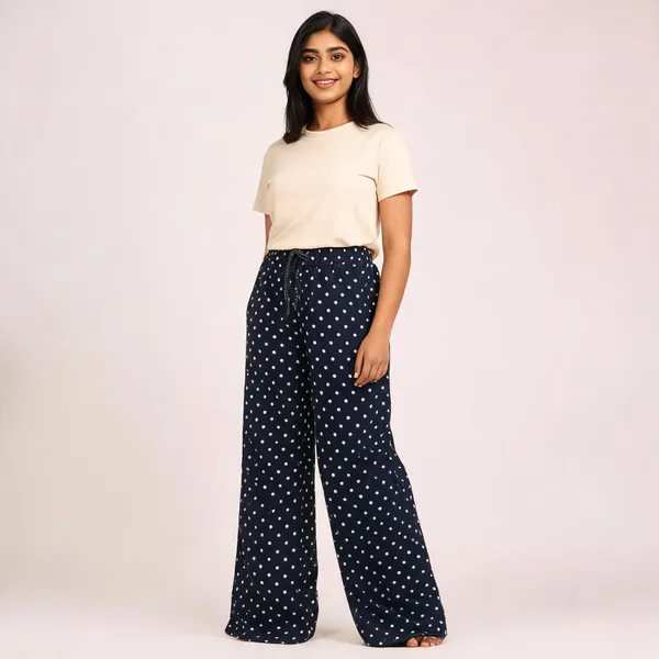 Navy_Rayon_Wide_Leg_Polka_Dot_Print_Palazzo_Pant_For_Women