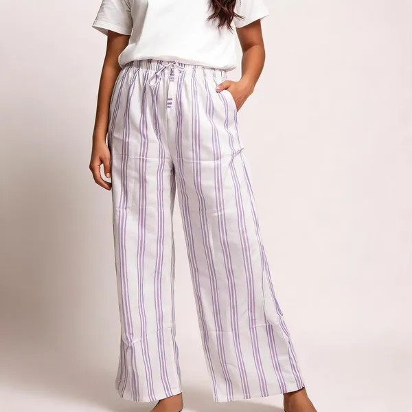 White_Purple_Rayon_Relaxed_Fit_Striped_Palazzo_Pant_For_Women
