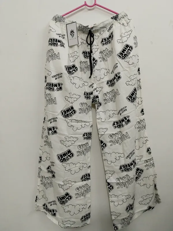 White_Rayon_Relaxed_Fit_Cloud_Graphic_Print_Palazzo_Pant_For_Women