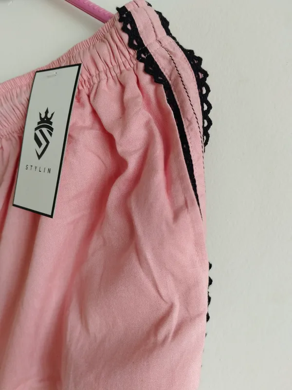 Pink_Wide_Leg_Drawstring_Pants_for_Women
