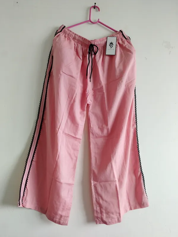 Pink_Wide_Leg_Drawstring_Pants_for_Women