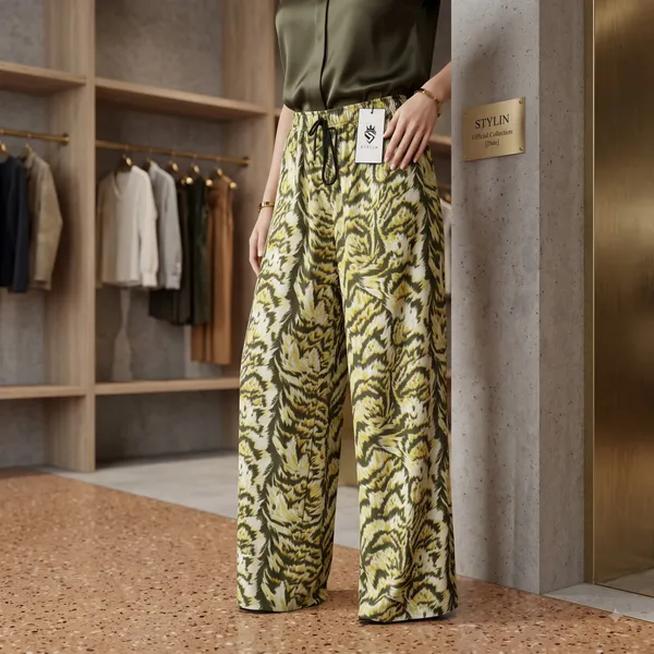 Green_Rayon_Wide_Leg_Botanical_Print_Palazzo_Pant_For_Women