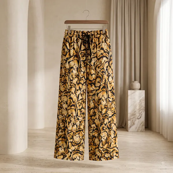 Brown_Printed_Wide_Leg_Trousers_for_Women