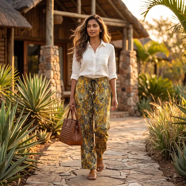Yellow_Printed_Wide_Leg_Palazzo_Pants_For_Women