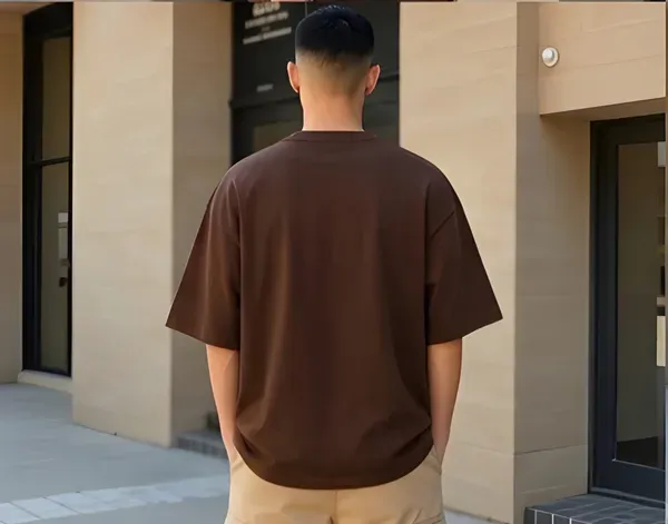 Dementor_Graphic_Print_Oversized_T_Shirt_Brown