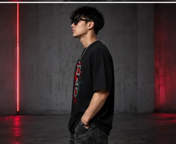 Premium_Graphic_Printed_Oversized_Black_Tee_260_Gsm