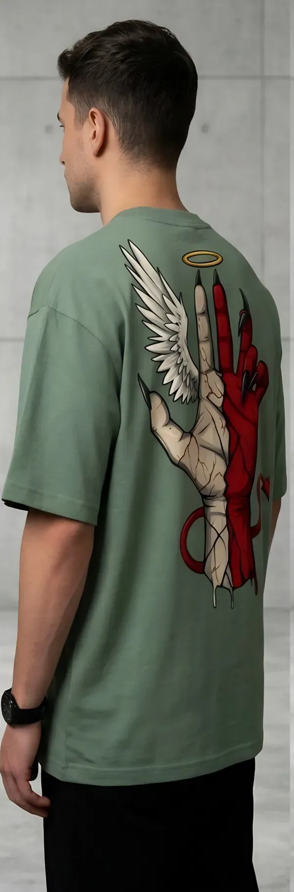 Dark_Angel_Sage_Green_Oversized_T_Shirt