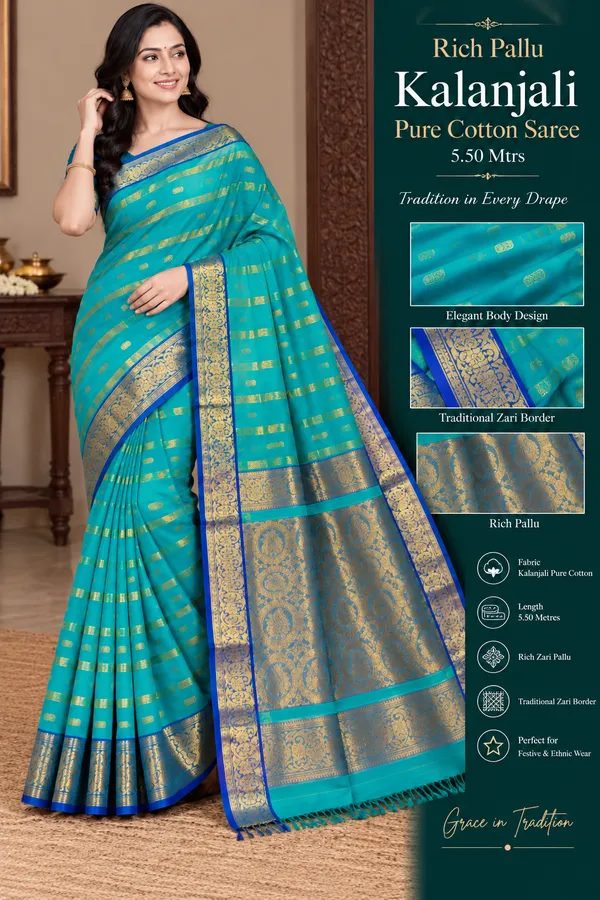 Rich_pallu_kalanjali_pure_cotton_5.5_mtrs_saree