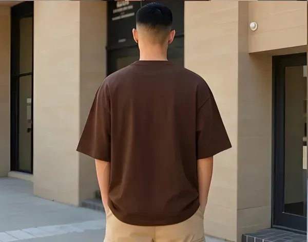 Dementor_Graphic_Print_Oversized_T_Shirt_Brown