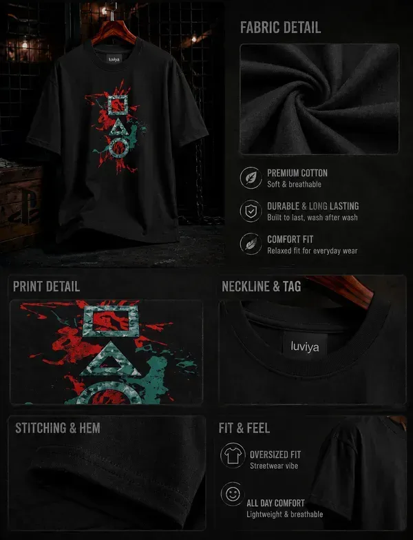Primium_Graphic_Printed_Oversized_Black_Tee_260_Gsm