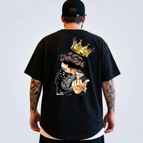 Black_Graphic_Oversized_T_Shirt_For_Men