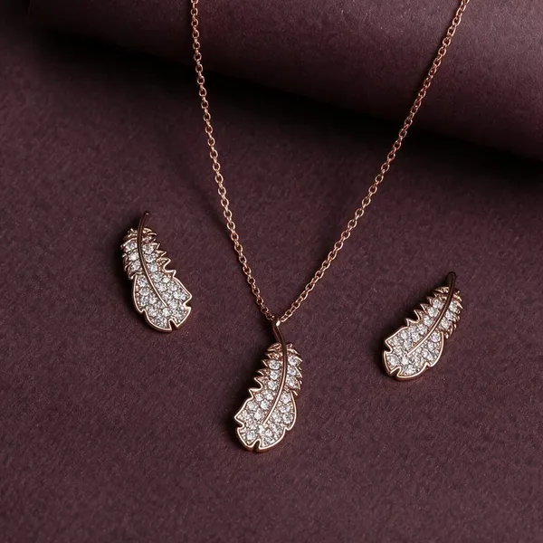 Feather_Glow_Cz_Pendant_Set