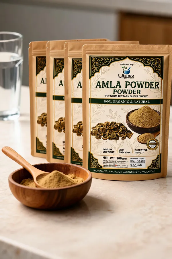 Vishav_Ayurveda_Gudmar_Leaf_Powder_Sugar_Support_100_G_Pack_Of_2