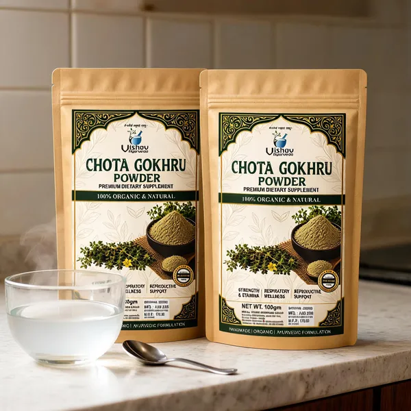 Vishav_Ayurveda_Chota_Gokhru_Powder_Urinary_Health_100_G_Pack_Of_2