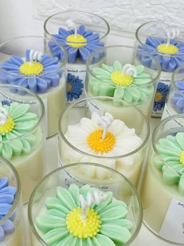 Glass_Soy_Wax_Floral_Daisy_Jar_Scented_Candle