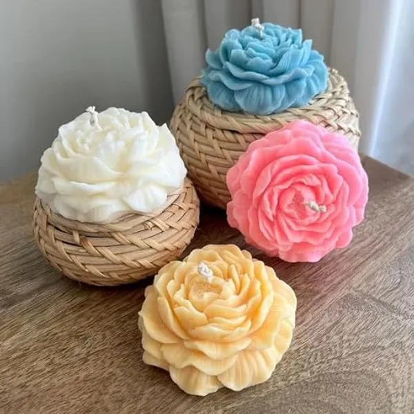 Blooing_Peony_Flower_Candle_Set__(Assorted)