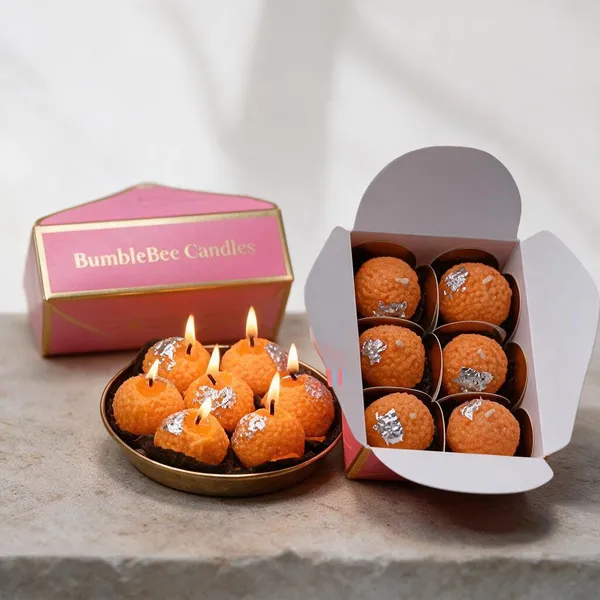 Soy_Wax_Festive_Ladoo_Shape_Diya_Scented_Candle