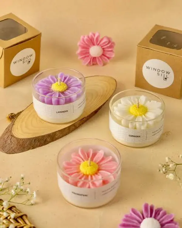 Glass_Soy_Wax_Floral_Daisy_Jar_Scented_Candle