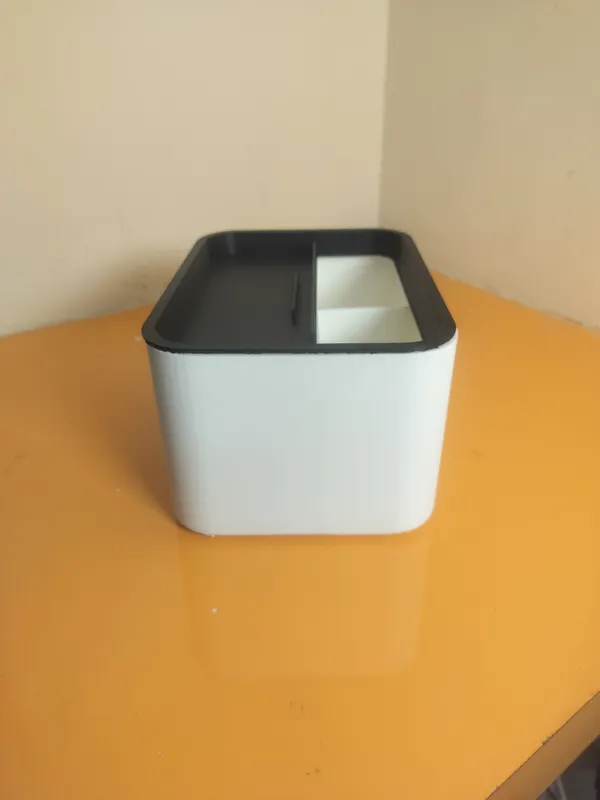 Tissue_Box_and_Remote_Holder_White_and_Black