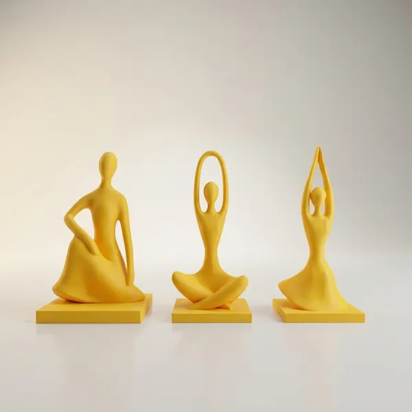 Harmony_Pose_Trio_(Set_of_three)_Yellow
