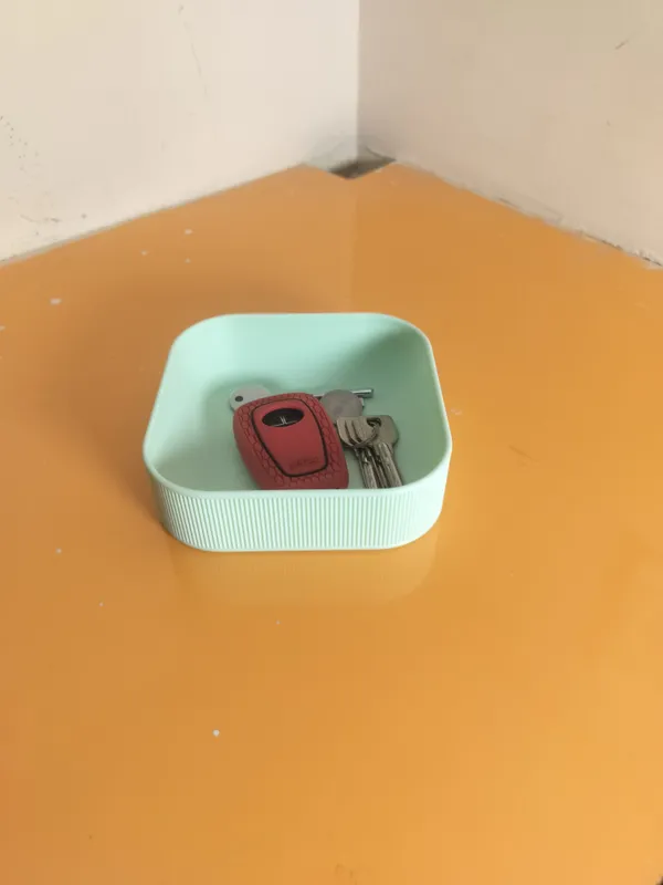 Japandi_Organisor_Catch_all_Tray_Square_Matte_Green