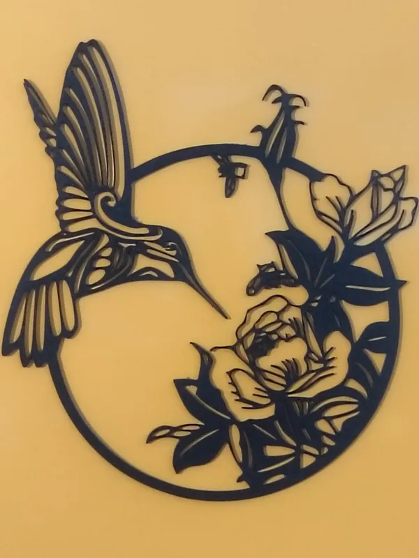 Wall_Art_Black_-_Butterfly,_Humming_Bird,Wisdom_Tree