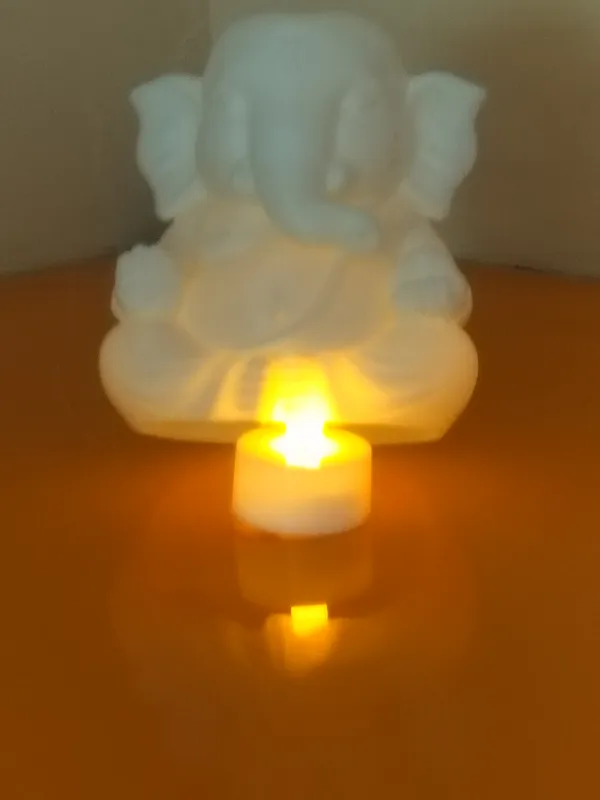Ganesha_LED_Tlight_holder_Large