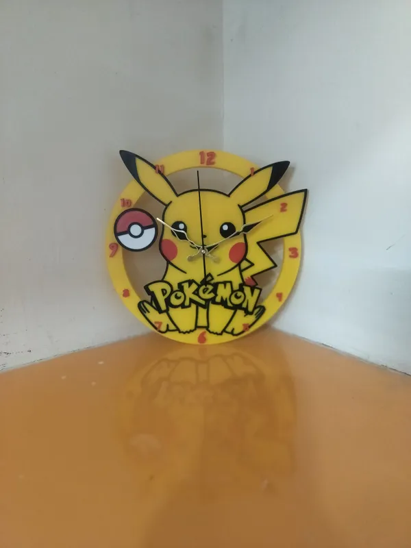 Pikachu_Pokeman_Clock