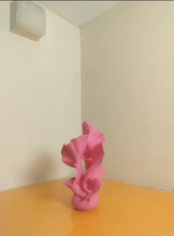 Flower_Sculpture_Set_of_4_Small_(H-9_to_10_cms_each)Pink