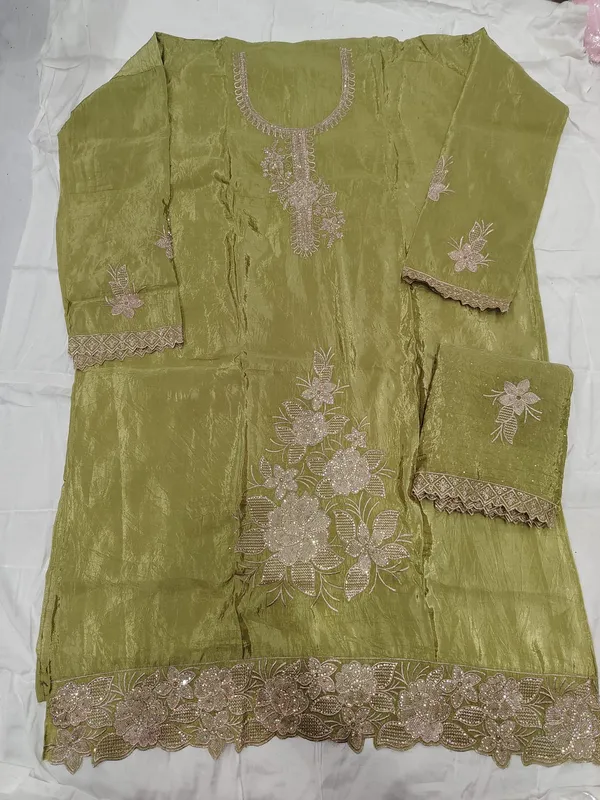 Olive_Green_Embroidered_Straight_Kurta_for_Women(unstitched_top-silk_,salwar-rayon_,dupatta-chiffon)
