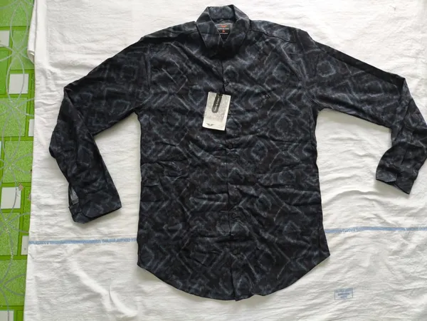 Black_Textured_Casual_Shirt_for_Men