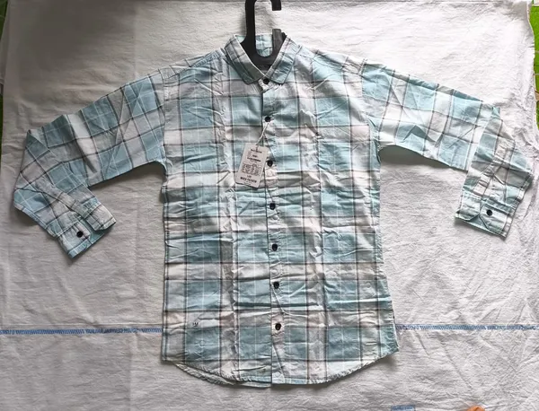 Blue_Plaid_Full_Sleeve_Shirt_for_Boys