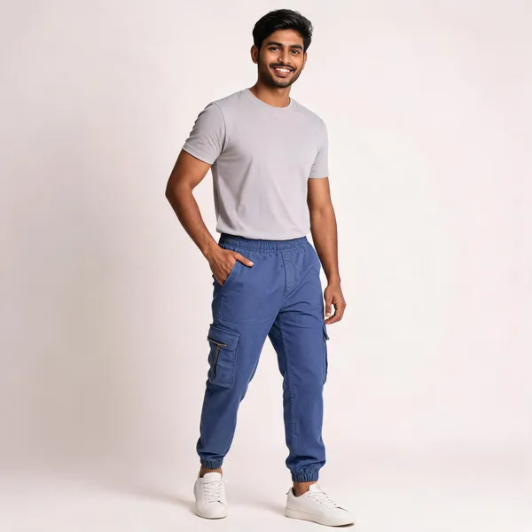 Blue_Cotton_Blend_Cargo_Jogger_Pants_For_Men