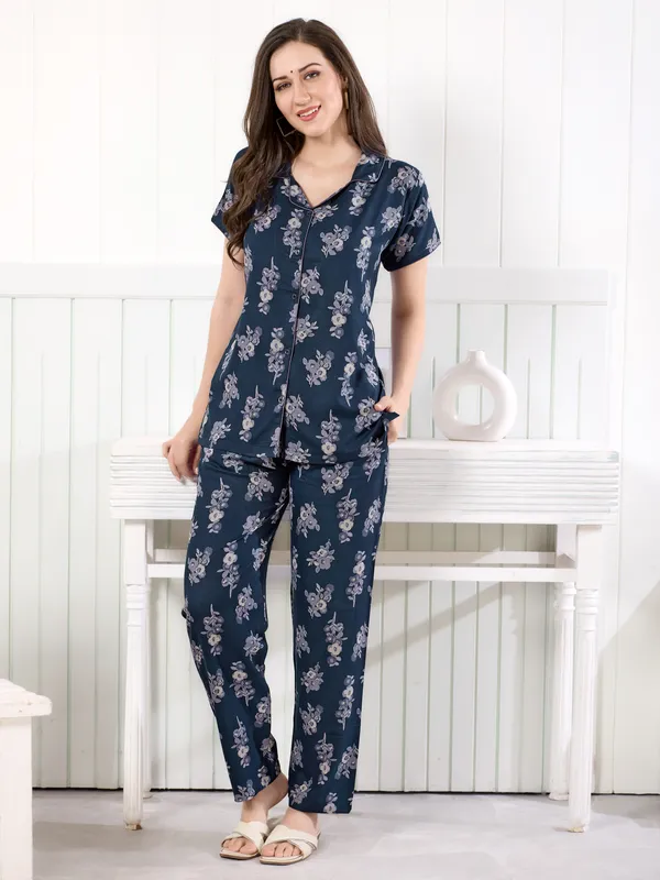 Navy_Blue_Premium_Alpine_Cotton_Night_Suit_for_Women