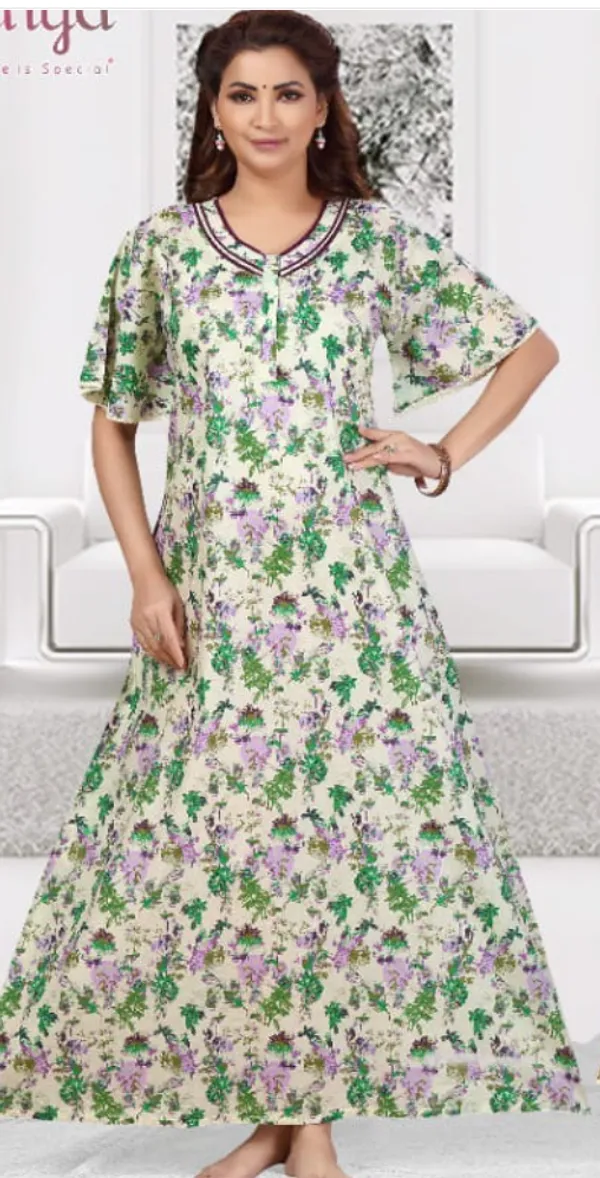 Green_Premium_Cotton_Nightdress_For_Women