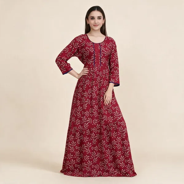 Pink_Premium_Alpine_Cotton_Nightdress_For_Women