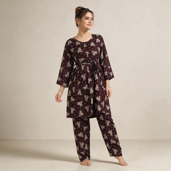 Black_Premium_Rayon_Nightdress_For_Women