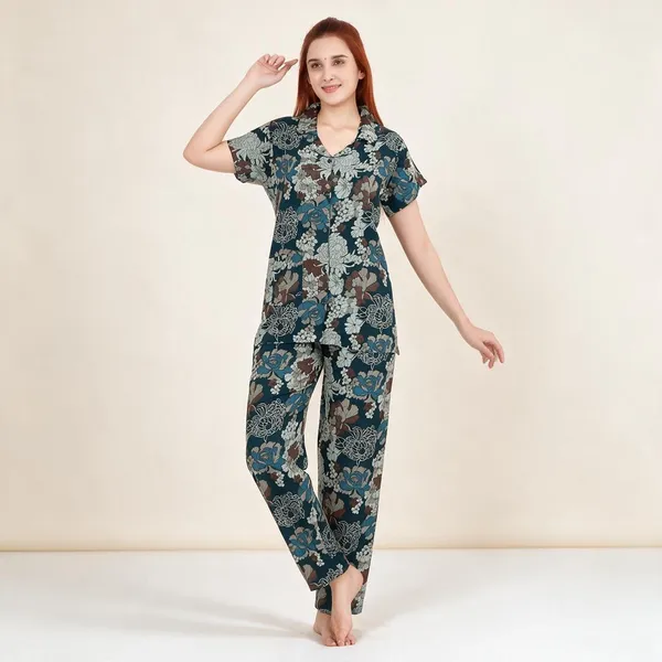 Blue_Premium_Alpine_Cotton_Nightdress_For_Women