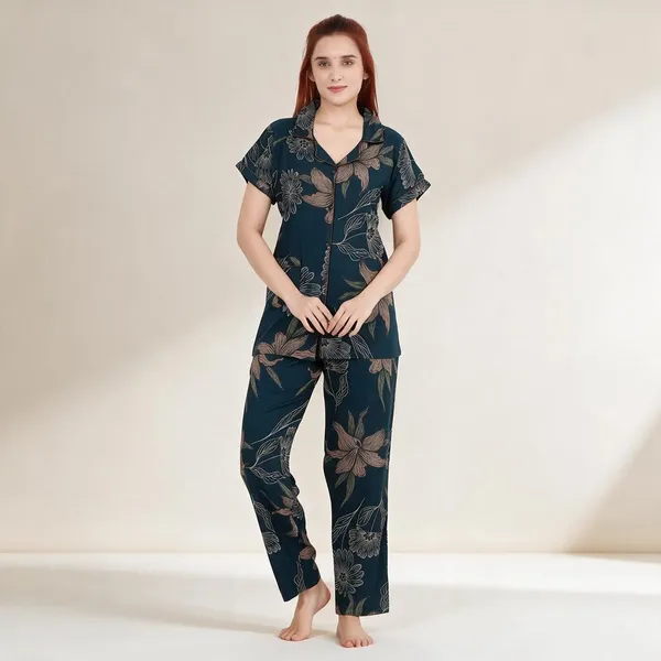 Navy_Blue_Premium_Alpine_Cotton_Nightdress_For_Women