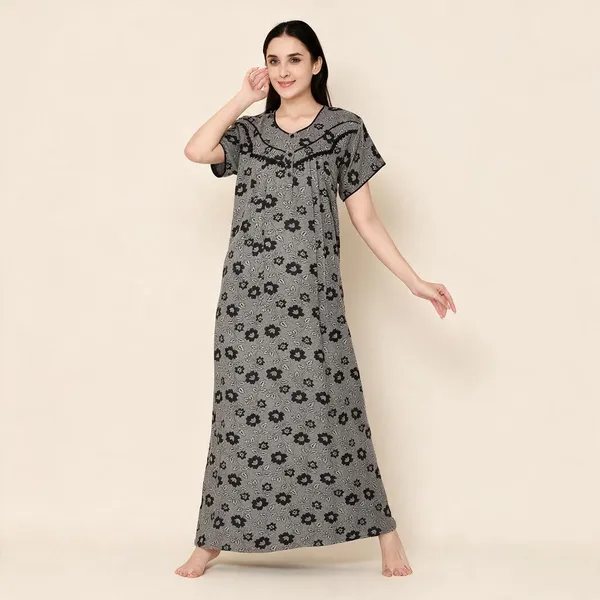 Grey_Premium_Alpine_Cotton_Nightdress_For_Women