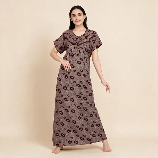 Mauve_Premium_Alpine_Cotton_Nightdress_For_Women