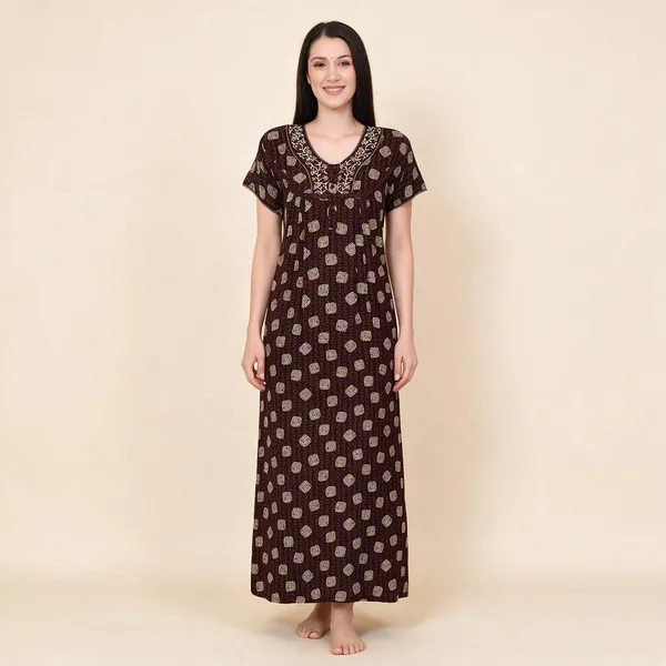 Brown_Premium_Alpine_Cotton_Nightdress_For_Women