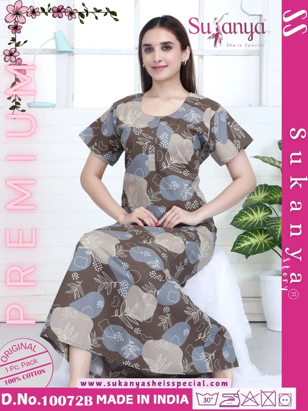 Multicolor_Premium_Cotton_Nightdress_For_Women