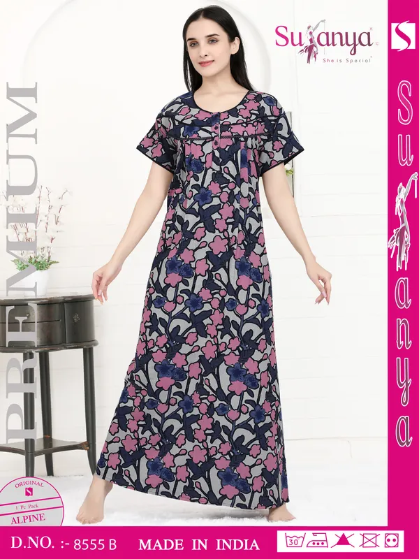 Multicolor_Premium_Alpine_Cotton_Nightdress_For_Women
