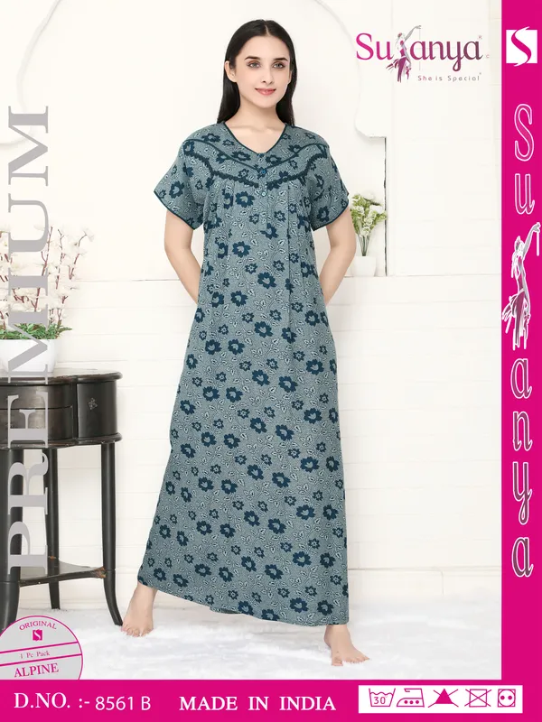 Grey_Premium_Alpine_Cotton_Nightdress_For_Women
