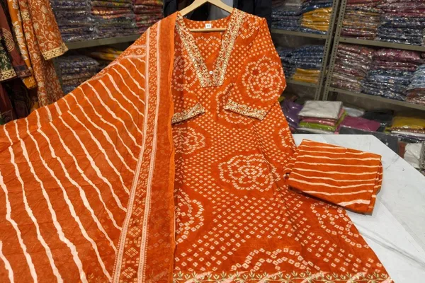 Orange_Cotton_Straight_Printed_Kurta_Palazzo_Set_For_Women